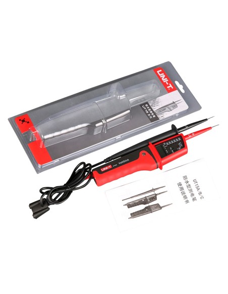 Comprar UNI-TREND UT15C Medidor de voltaje tipo lápiz con display LCD - Medición de voltaje AC y DC - Aviso audible y LED visibl