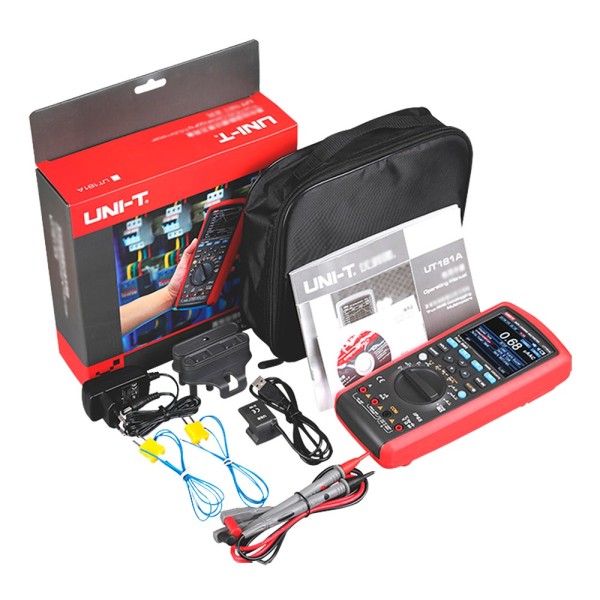 UT181A UT181A True RMS Data Gravação de Dados Multímetro - Conexão ao PC para Dump Dump - Medição AC / CC: Até 1000V e 