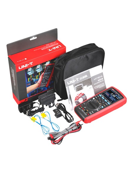 UT181A UT181A True RMS Data Gravação de Dados Multímetro - Conexão ao PC para Dump Dump - Medição AC / CC: Até 1000V e 