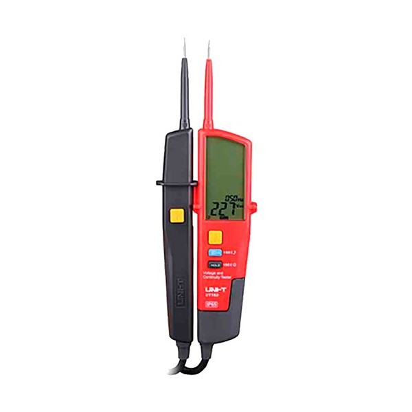 Comprar UNI-T UT18D Detector de voltaje AC/DC - Display LCD - Modo de alto y bajo voltaje hasta 690 V - Aviso audible y LED visi