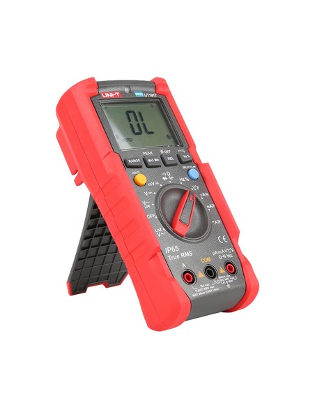 UNI-TENDER UT191E Industrial Multímetro Digital True RMS - IP65 e 2 m de queda resistente - Medição DC e AC até 600V / 20 A