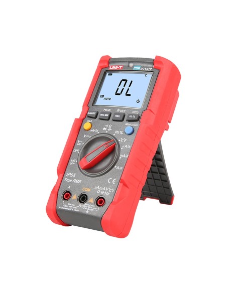 UNI-TENDER UT191E Industrial Multímetro Digital True RMS - IP65 e 2 m de queda resistente - Medição DC e AC até 600V / 20 A