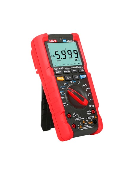 Uni-tendência UT195DS Multímetro Digital Industrial Verdadeiro RMS - IP65 e Resistente à Queda 2M - Medição DC e CA até 1000V / 