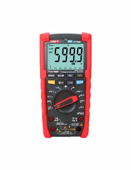 Acheter UNI-TREND UT195E multimètre numérique industriel True RMS - IP65 et résistant aux chutes de 2 m - Mesure DC et AC jusqu’