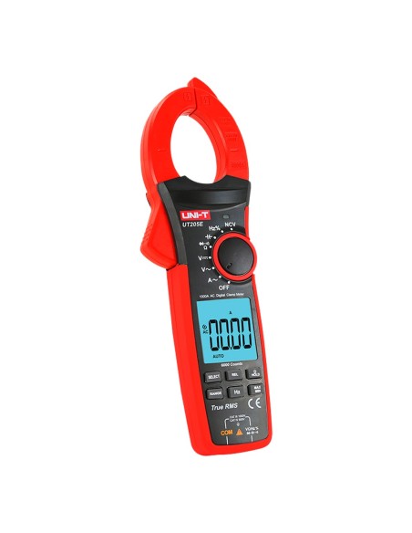 Acheter UNI-TREND UT205E Pince ampèremétrique LCD - Mesure en CC jusqu’à 1000 V - Mesure en CA jusqu’à 1000 V et 1000 A - Résist