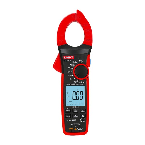 Acheter UNI-TREND UT207B Pince ampèremétrique LCD - Mesure en DC jusqu’à 1000 V et 1000 A - Mesure en AC jusqu’à 1000 V et 1000 
