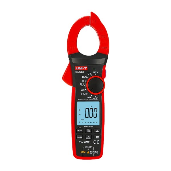 Acheter UNI-TREND UT208B Pince ampèremétrique LCD - Mesure en CC jusqu’à 1000 V et 1000 A - Mesure en CA jusqu’à 1000 V et 1000 