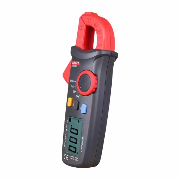Comprar UNI-T UT210A Mini pinza amperimétrica - Pantalla LED de hasta 2000 cuentas - Medición AC hasta 200A - Buzzer para test d