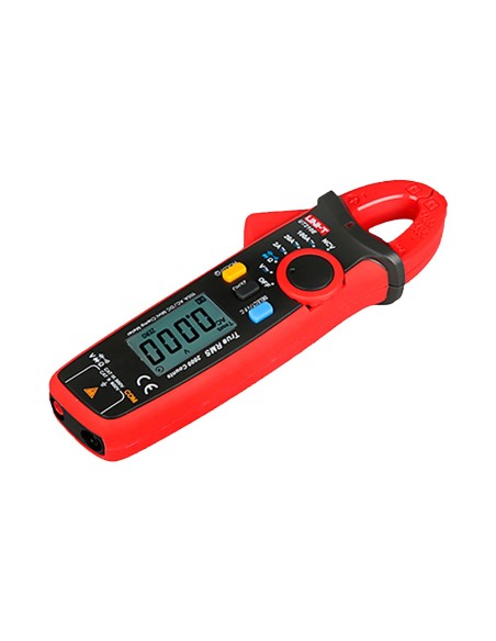 Acheter la mini pince ampèremétrique UNI-TREND UT210D - Mesure en courant continu (DC) et alternatif (AC) jusqu’à 600 V et 200 A