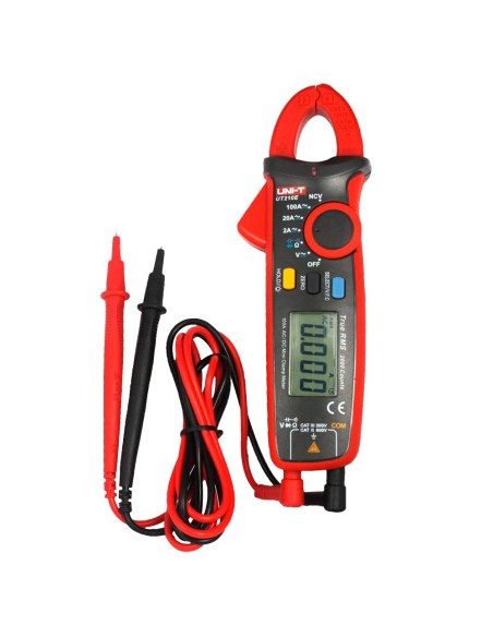 Acquistare UNI-TREND UT211B Mini pinza amperometrica - Misurazione in DC e AC fino a 600V e 60A - Misura resistenza e capacità -