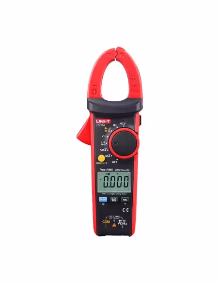Comprar UNI-T UT216B Pinza amperimétrica LCD - Medición en DC hasta 1000V - Medición en AC hasta 750V y 600A - Mide resistencia,