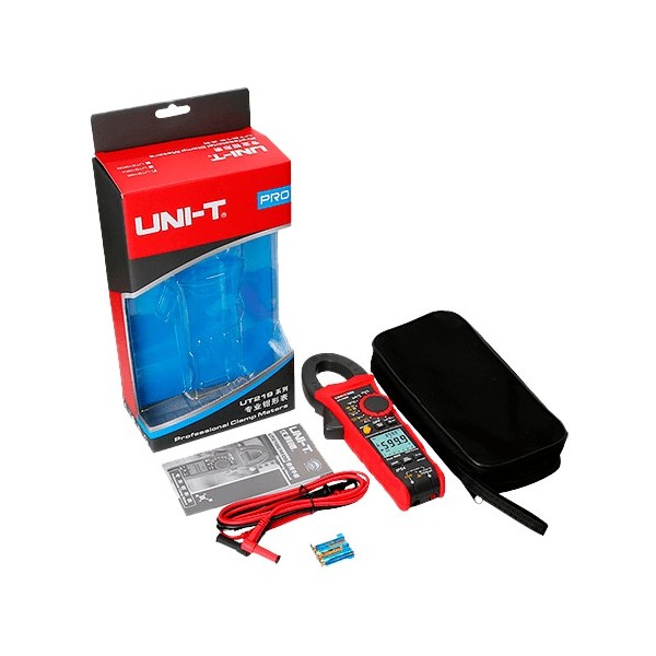 Comprar UNI-TREND UT219DS Pinza amperimétrica - Medición en DC hasta 1000V y 600A - Medición en AC hasta 1000V y 600A - Resisten