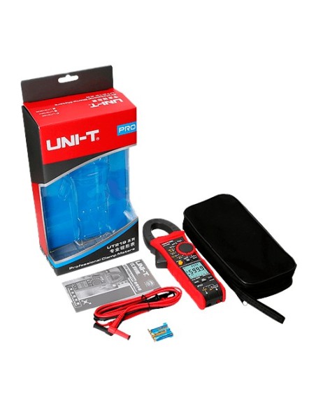 Uni-tendência UT219DS Reivindicações amperimétricas - Medição em DC até 1000V e 600A - Medição no AC a 1000V e 600A - Resistênci