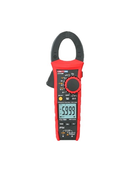 Uni-tendência UT219M Reivindicações Amperimétricas - Medição em DC Até 1000V - Medição no AC a 1000V e 600A - Resistência / Capa