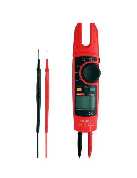Comprar UNI-TREND UT256A Pinza amperimétrica tipo tenedor - Pantalla LCD de hasta 6000 cuentas - Medición de intensidad en AC ha