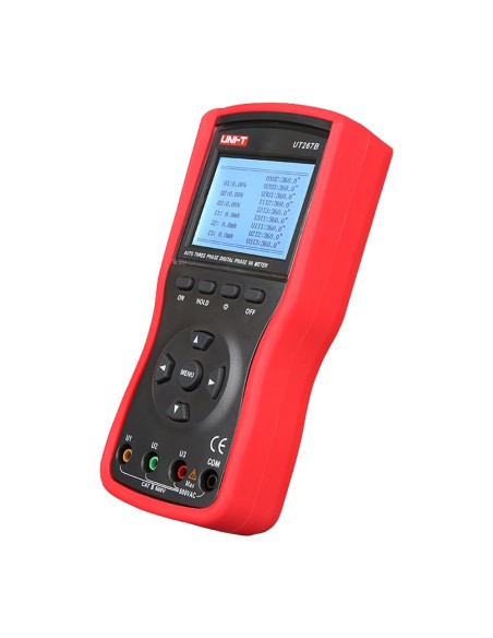 Comprar UNI-TREND UT267B Pinza amperimétrica trifásica - Pantalla LED retroiluminada - Medición en AC hasta 600V y 20A - Medició