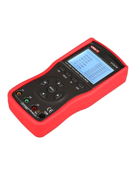 Uni-tendências UT267B Trofhered Amperímetro Clamp - Retroiluminado Tela LED - Medição em AC até 600V e 20A - medição do pote