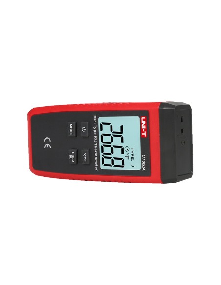 Comprar UNI-TREND UT320A Termómetro con sondas tipo K y J - Display Single retroiluminado - Alta precisión - Resistente a caídas