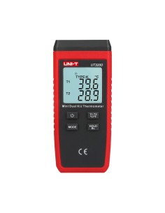 Acheter UNI-TREND UT320D Thermomètre avec sondes de type K et J - Affichage double rétroéclairé - Haute précision - Résistant au