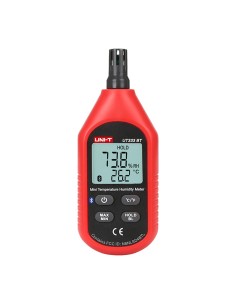 UNI-TENDER UT333-BT Condições ambientais Medidor - Medição de temperatura e umidade - Design leve e econômico com o Inter