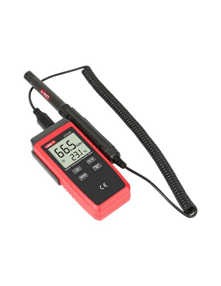 UNI-TENDER UT333S Condições ambientais Medidor - Medição de temperatura e umidade - Design leve e econômico com interface