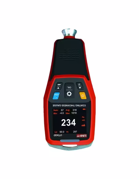 Comprar UNI-T UT343D Medidor de espesor de revestimiento - Apto para materiales ferrosos y no ferrosos - Medición continua y pun