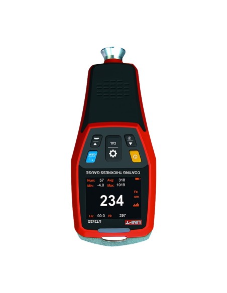 Comprar UNI-TREND UT343D Medidor de espesor de revestimiento - Apto para materiales ferrosos y no ferrosos - Medición continua y