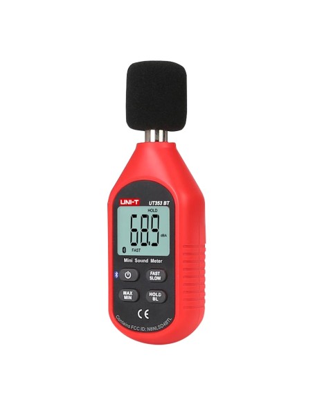 Kaufen Sie UNI-TREND UT353-BT Schallpegelmesser – erfasst Geräusche bis zu 130 dB mit schneller Reaktionszeit – hintergrundbeleu