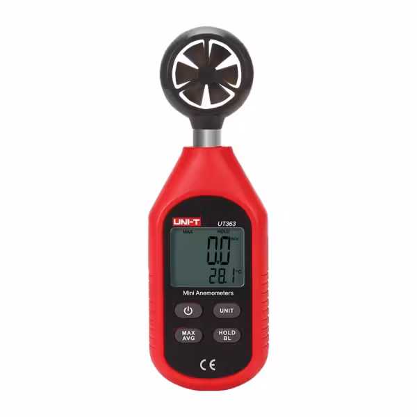 Comprar UNI-T UT363 Anemómetro de mano - Sensor de velocidad del viento de alta precisión - Sensor de temperatura - Apagado auto