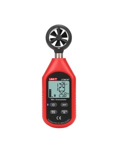 Comprar UNI-TREND UT363-BT Anemómetro de mano - Sensor de velocidad del viento de alta precisión - Sensor de temperatura - Valor
