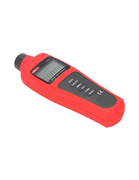 Comprar UNI-TREND UT371 Tacómetro digital de mano - Hasta 99999 RPM - Display LCD retroiluminado de 100000 cuentas - Valores Máx