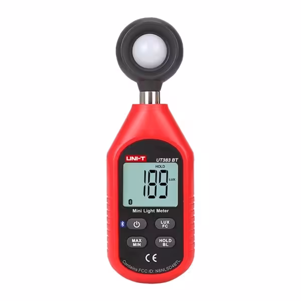 Comprar UNI-T UT383-BT Medidor de iluminancia de mano Bluetooth - Display retroiluminado - Alta frecuencia de muestreo - Valores