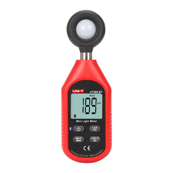Kaufen Sie UNI-TREND UT383-BT Hand-Luxmeter Bluetooth – hintergrundbeleuchtetes Display – hohe Abtastfrequenz – Val