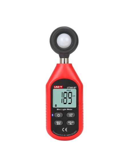 Comprar UNI-TREND UT383-BT Medidor de iluminancia de mano Bluetooth - Display retroiluminado - Alta frecuencia de muestreo - Val
