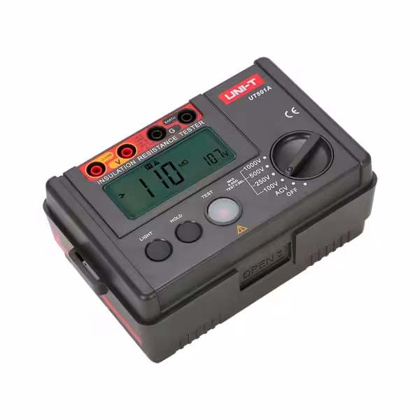 Kaufen UNI-TREND UT501A Isolationswiderstandsmessgerät für elektrische Anlagen – LCD-Display mit bis zu 2000 Counts – Spannungsm