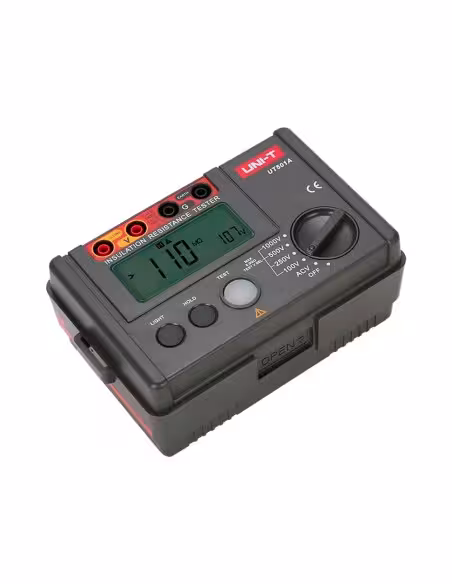 Kaufen UNI-TREND UT501A Isolationswiderstandsmessgerät für elektrische Anlagen – LCD-Display mit bis zu 2000 Counts – Spannungsm