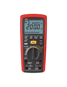 Medidor de resistência de isolamento UT505B UT505B - BC e Tensão CC multimethon até 600V - 50/100 / 250V / 500V / 1000 intervalo
