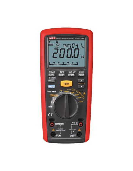 Kaufen UNI-TREND UT505B Isolationswiderstandsmessgerät – AC- und DC-Spannungsmultimeter bis 600 V – Bereiche 50/100/250 V/5