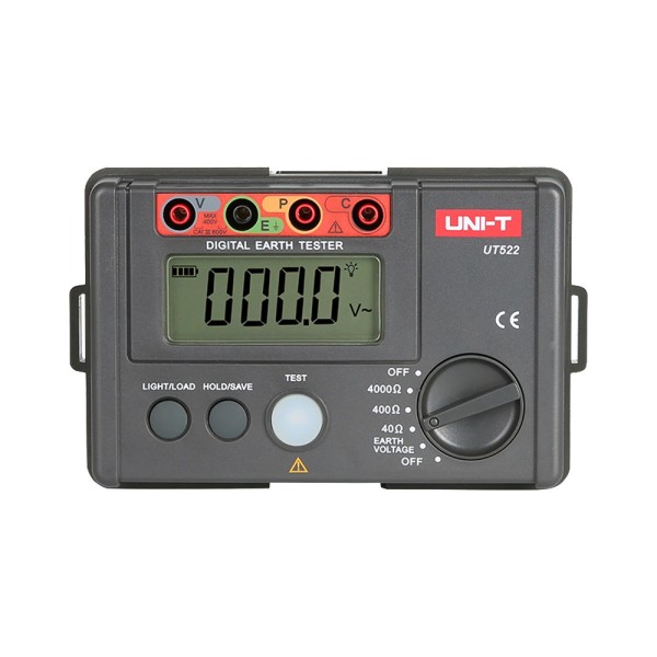 Comprar UNI-T UT522 Medidor de resistencia a tierra - Display LCD de hasta 4000 cuentas - Medición de resistencia a tierra hasta