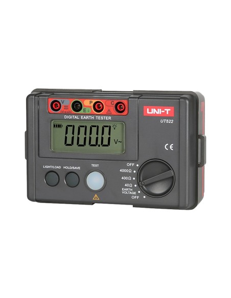 Kaufen Sie UNI-TREND UT522 Erdungswiderstandsmessgerät – LCD-Display mit bis zu 4000 Counts – Messung des Erdungswiderstands h