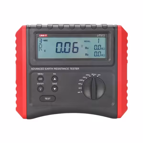Comprar UNI-T UT572 Medidor de resistencia a tierra - Display LCD - Medición de resistencia a tierra hasta 40k - Medición de res