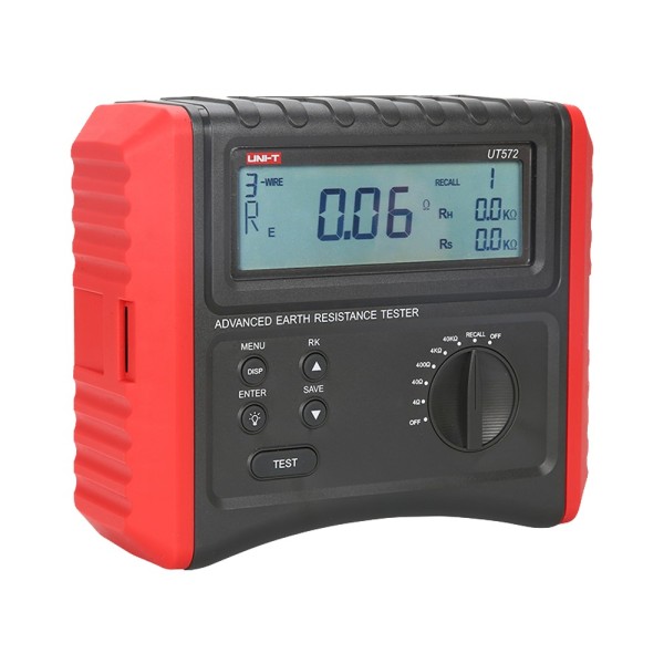 Acquistare UNI-TREND UT572 Misuratore di resistenza di terra - Display LCD - Misurazione della resistenza di terra fino a 40k - 