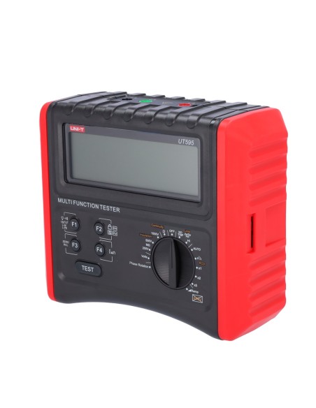 UNI-TENDER UT595 Multifunction Instalation Medidor - Display LCD de 9999 Contas - Isolamento de Resistência de Medição e Continu