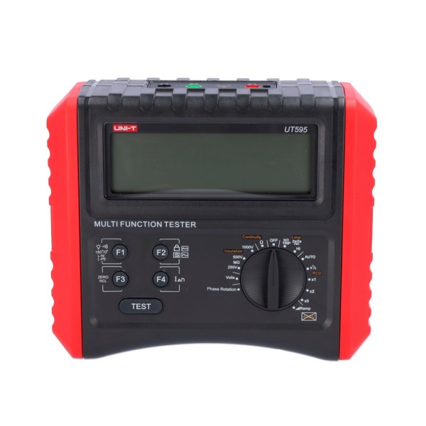 UNI-TENDER UT595 Multifunction Instalation Medidor - Display LCD de 9999 Contas - Isolamento de Resistência de Medição e Continu