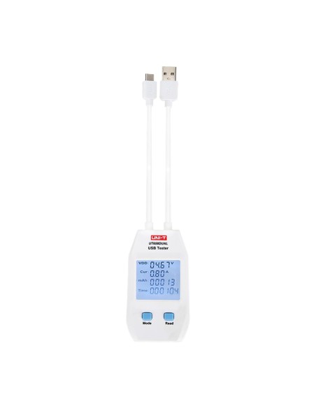 UNI-TENDER UT658Dual Medidor de corrente dupla e tensão UNI-T - Conexão simples USB Tipo A e tipo C - permite que você conheça o