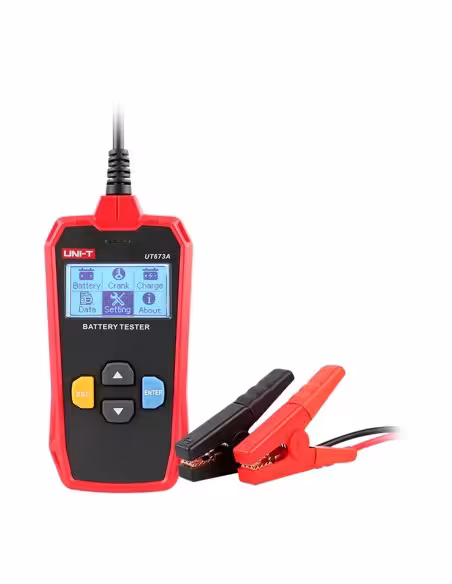 Comprar UNI-T UT673A Tester de baterías - Mide capacidad, voltaje, resistencia y estado - Testeo de carga y arranque de baterías