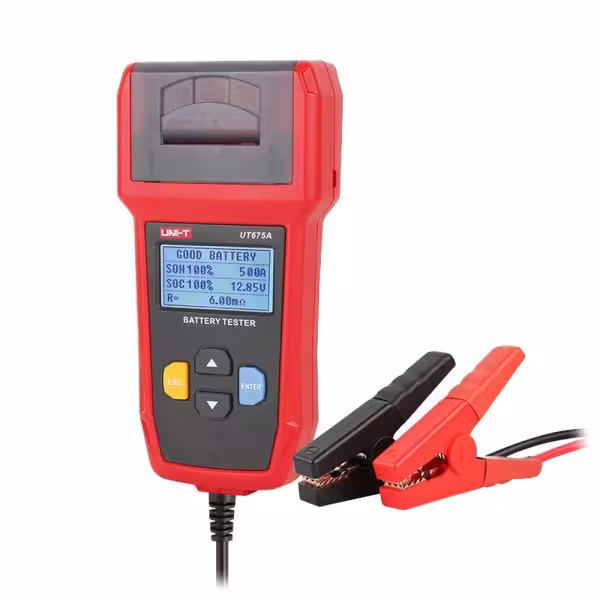 Comprar UNI-T UT675A Tester de baterías - Mide capacidad, voltaje, resistencia y estado - Testeo de carga y arranque de baterías