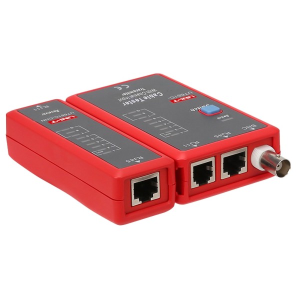 UNI-TENDER UT681C Cable Tester - RJ45 / RJ11 / BNC Status Check - Teste o modo Quick e modo lento - OFF AUTO