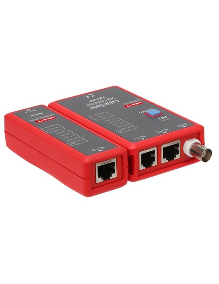 Comprar UNI-TREND UT681C Tester de cables - Comprobación de estado cables RJ45/RJ11/BNC - Testeo modo rápido y modo lento - Apag
