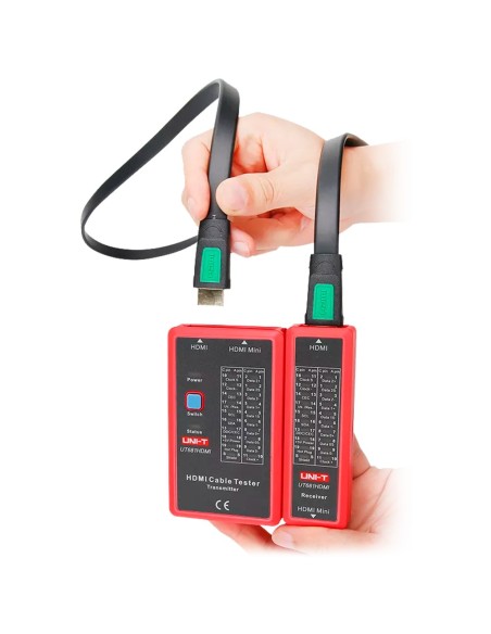 Comprar UNI-TREND UT681HDMI Tester de cables - Comprobación de estado cables HDMI/MINI-HDM - Evaluación de cables en cortocircui